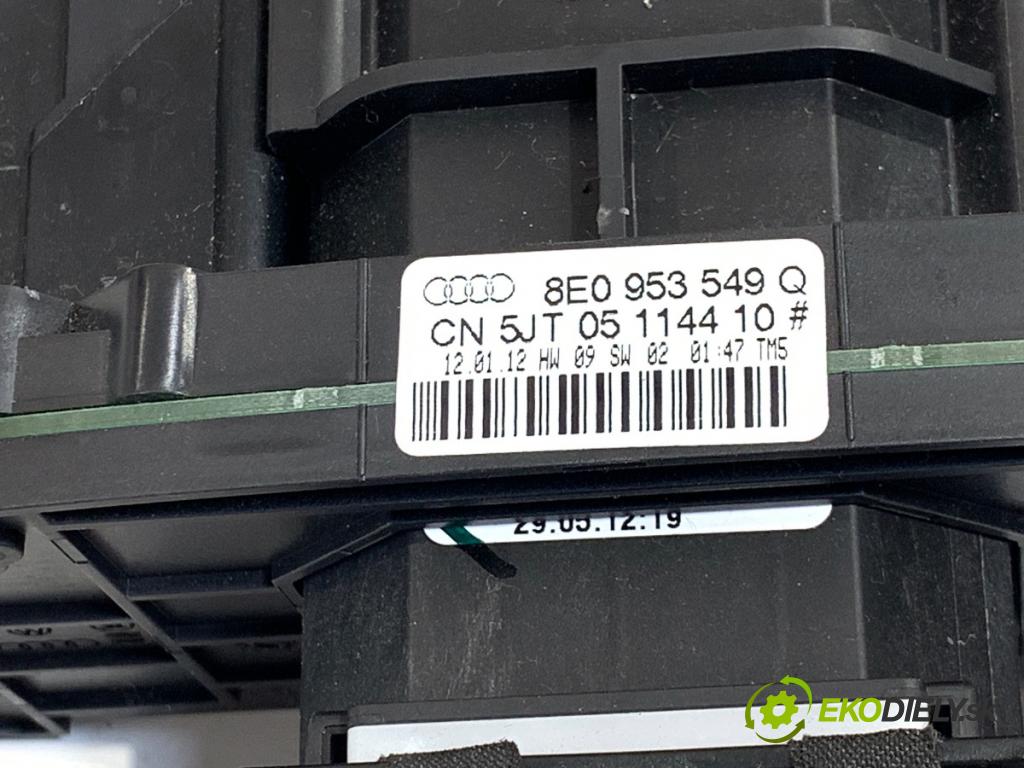 SEAT EXEO sedan 2012 147 kW 2.0 TFSI 1984 přepínač kombinovaný 8E0953549Q 4E0953521B (Páčky pod volantem)