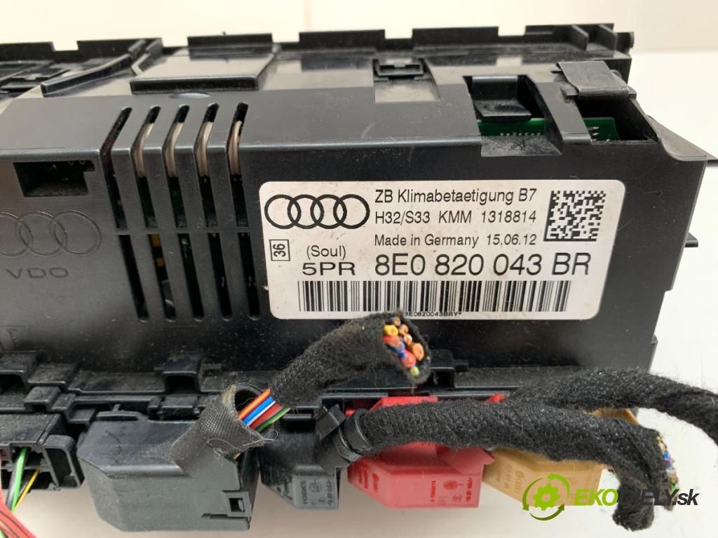 SEAT EXEO sedan 2012 147 kW 2.0 TFSI 1984 Panel ovládania kúrenia 8E0820043BR (Prepínacie páčky pod volantom)
