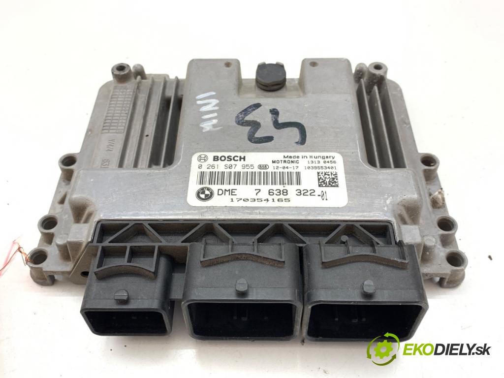 MINI R56 liftback 2012 55 kW One 1598 riadiaca jednotka Motor 7638322 (Riadiaca jednotka)