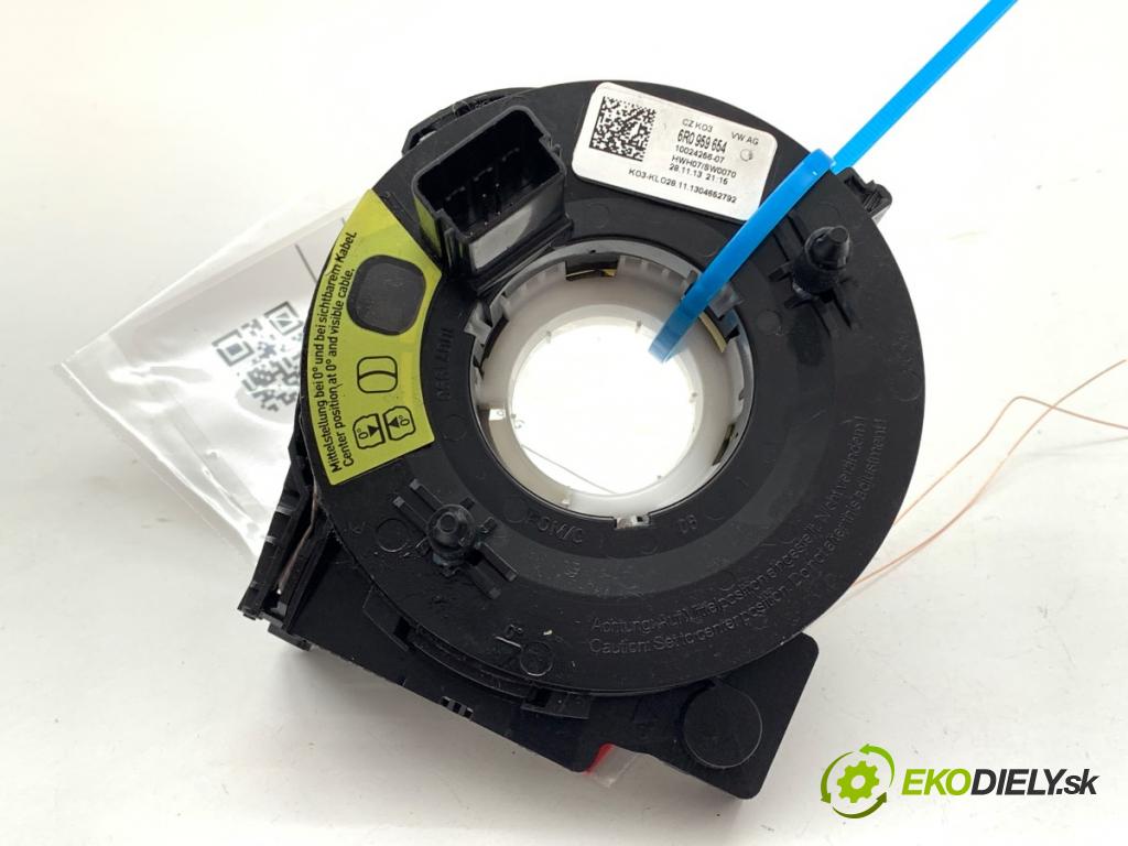 VW POLO V liftback 2013 44 kW 1.2 1198 Krúžok, slimák airbag 6R0959654 (Airbag)