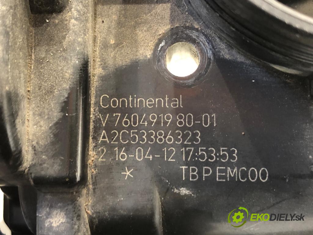 MINI R56 liftback 2012 55 kW One 1598 Škrtiaca klapka V760491980 (Škrtiaca klapka)