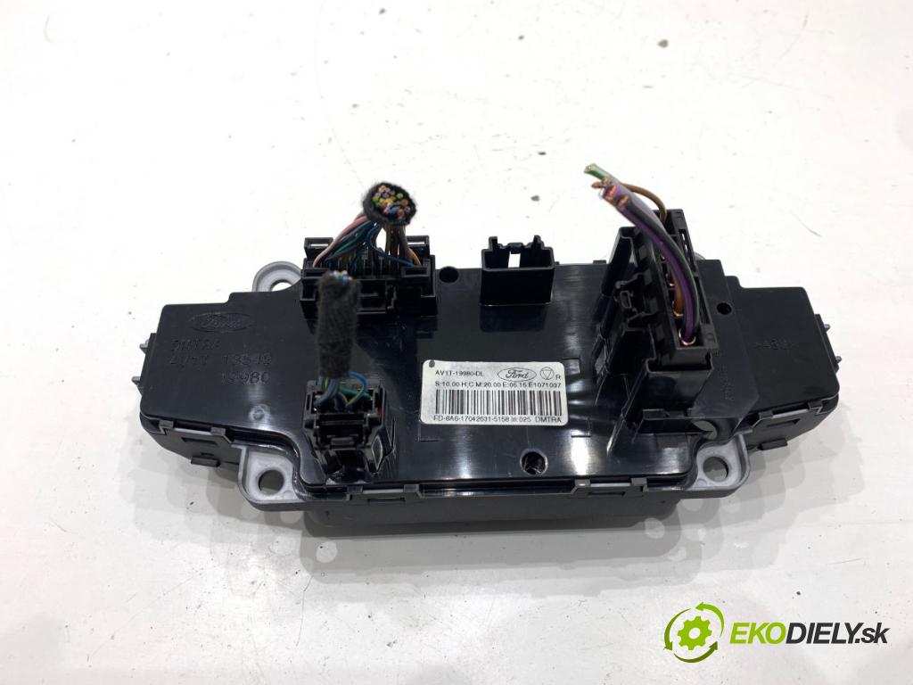 FORD B-MAX nadwozie wielkoprzestrzenne (MPV) 2017 74 kW 1.0 EcoBoost 998 Panel ovládaní topení AV1T-19980-DL (Páčky pod volantem)