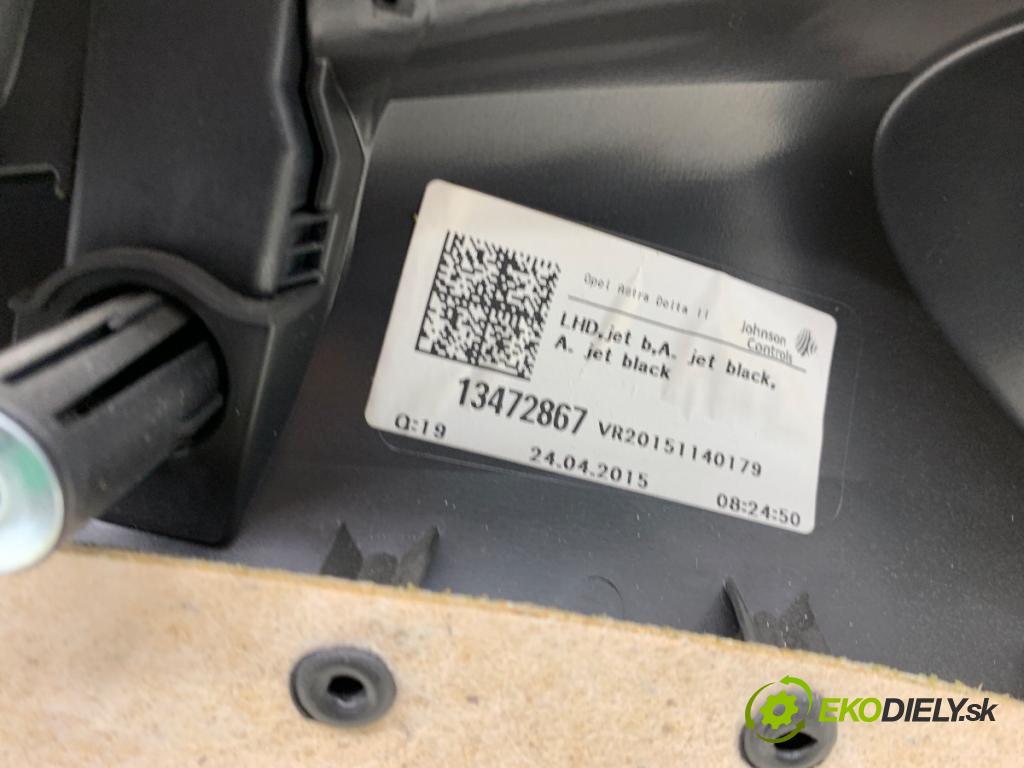 OPEL ASTRA J liftback 2015 74 kW 1.4 (68) 1398 čalúnenie Dvere pravy predný 13472867