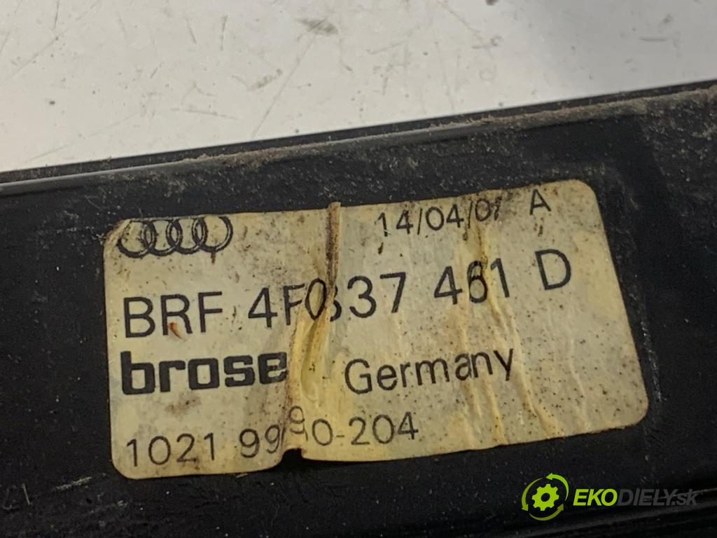 AUDI A6 C6 sedan 2008 125 kW 2.0 TFSI 1984 mechanismus okna levý přední část 4F0959801D