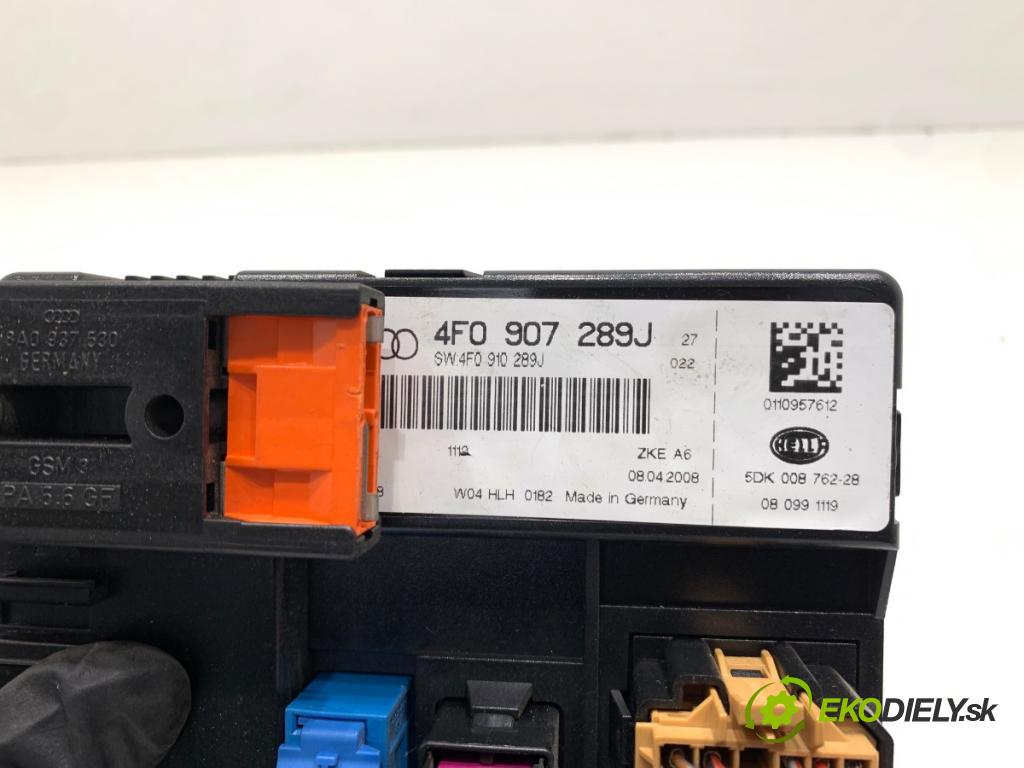 AUDI A6 C6 sedan 2008 125 kW 2.0 TFSI 1984 modul komfortu 4F0907289J (Komfortní modul)