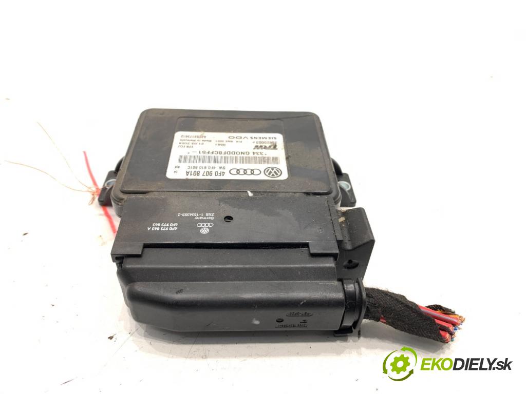 AUDI A6 C6 sedan 2008 125 kW 2.0 TFSI 1984 modul brzdy ruční brzdy 4F0907801A