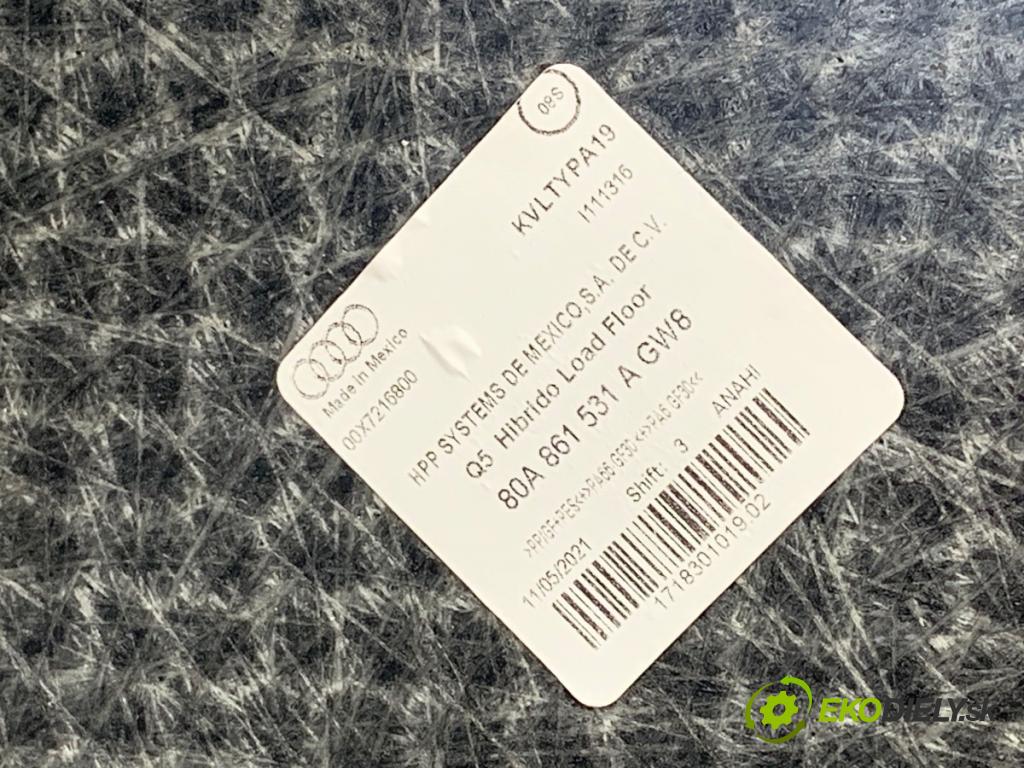 AUDI Q5 FY SUV 2021 195 kW 45 TFSI Mild Hybrid quattro 1984 KRYTINA: kufra 80A861531A