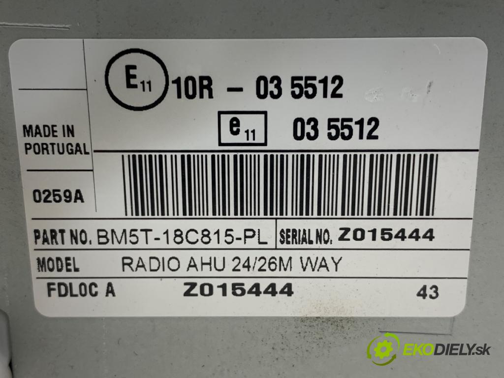 FORD B-MAX nadwozie wielkoprzestrzenne (MPV) 2017 74 kW 1.0 EcoBoost 998 RADIO BM5T-18C815-PL (Audio zařízení)