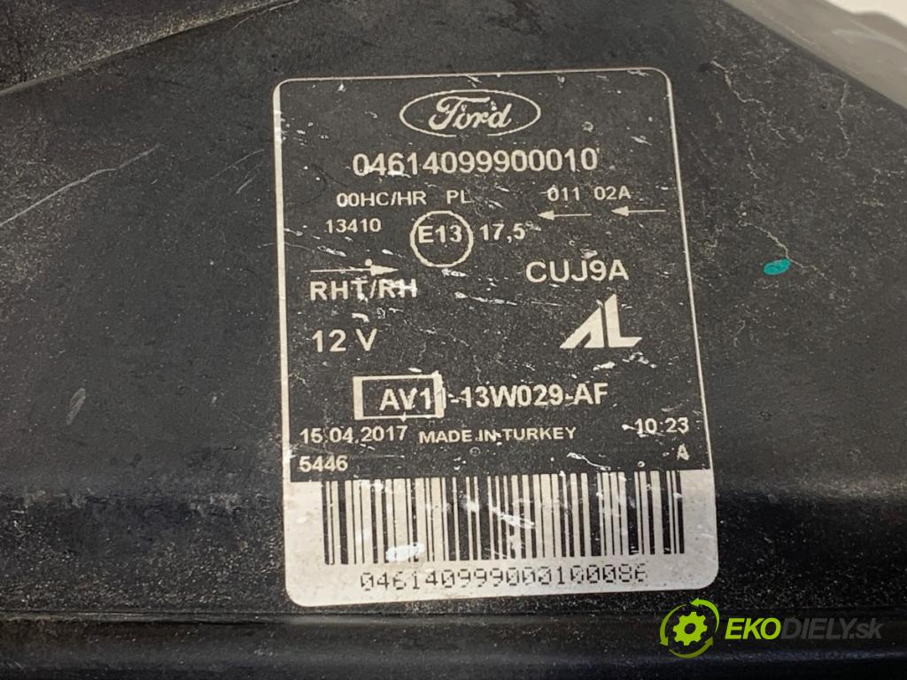 FORD B-MAX nadwozie wielkoprzestrzenne (MPV) 2017 74 kW 1.0 EcoBoost 998 Svetlomet pravy predný AV11-13W029-AF