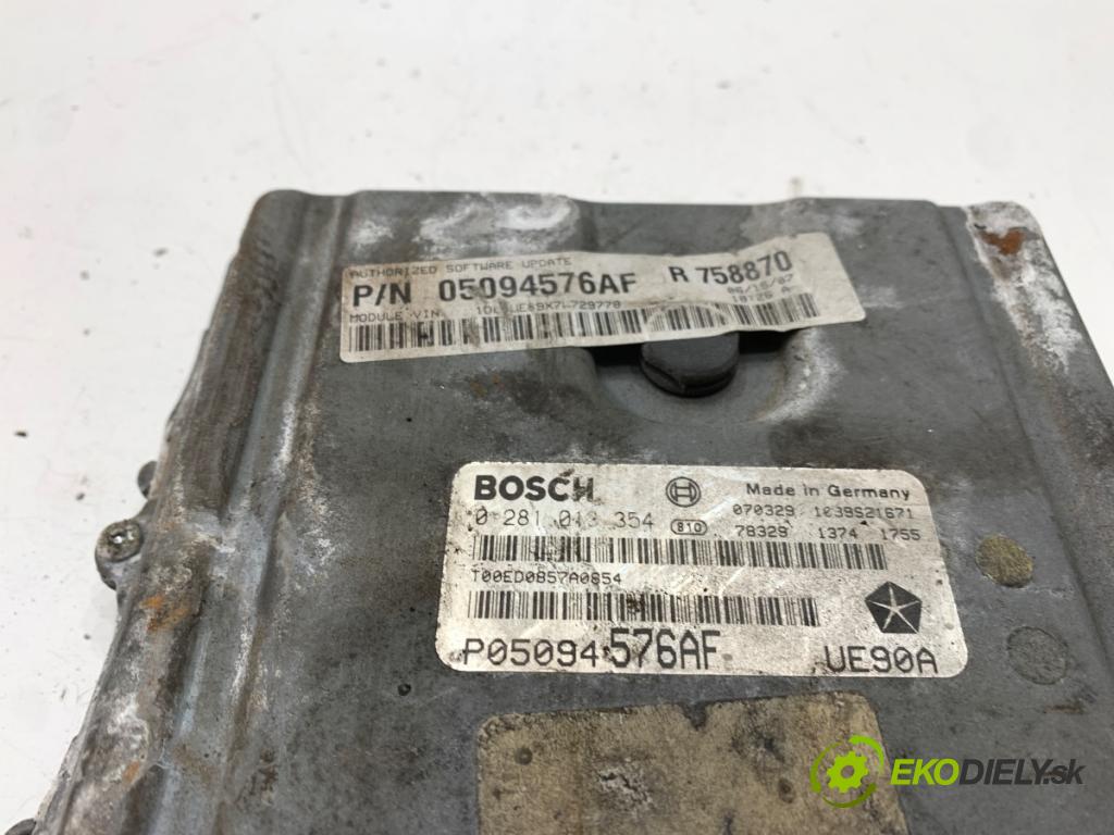 DODGE NITRO SUV 2007 130 kW 2.8 CRD 4WD 2777 riadiaca jednotka Motor P05094576AF (Riadiaca jednotka)