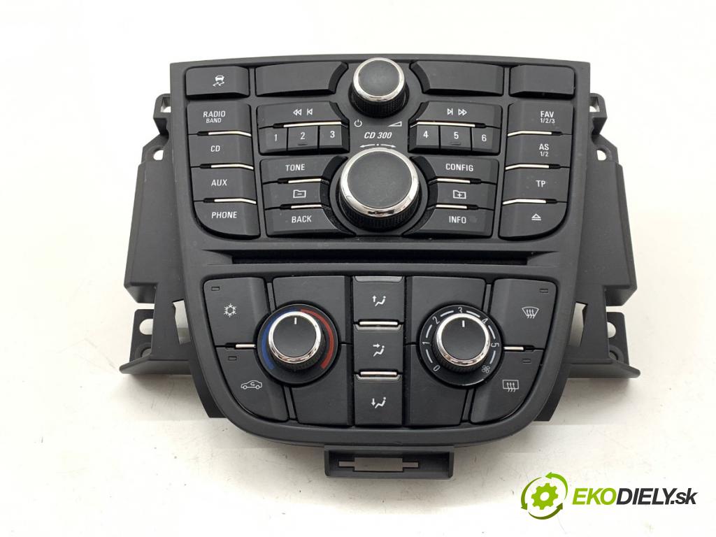 OPEL ASTRA J liftback 2015 74 kW 1.4 (68) 1398 Panel ovládaní topení radia 13435154