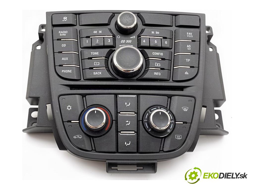 OPEL ASTRA J liftback 2015 74 kW 1.4 (68) 1398 Panel ovládaní topení radia 13435154