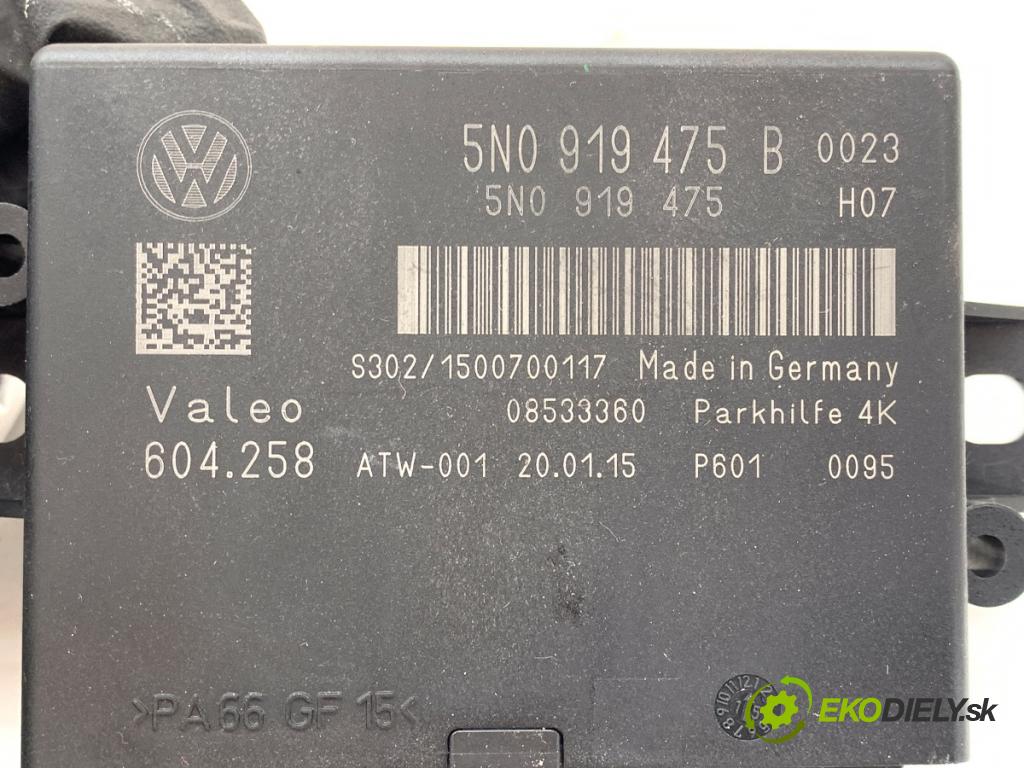 VW PASSAT CC B6 coupe 2010 147 kW 2.0 TFSI 1984 Modul PDC 5N0919475B (Riadiaca jednotka ostatné)