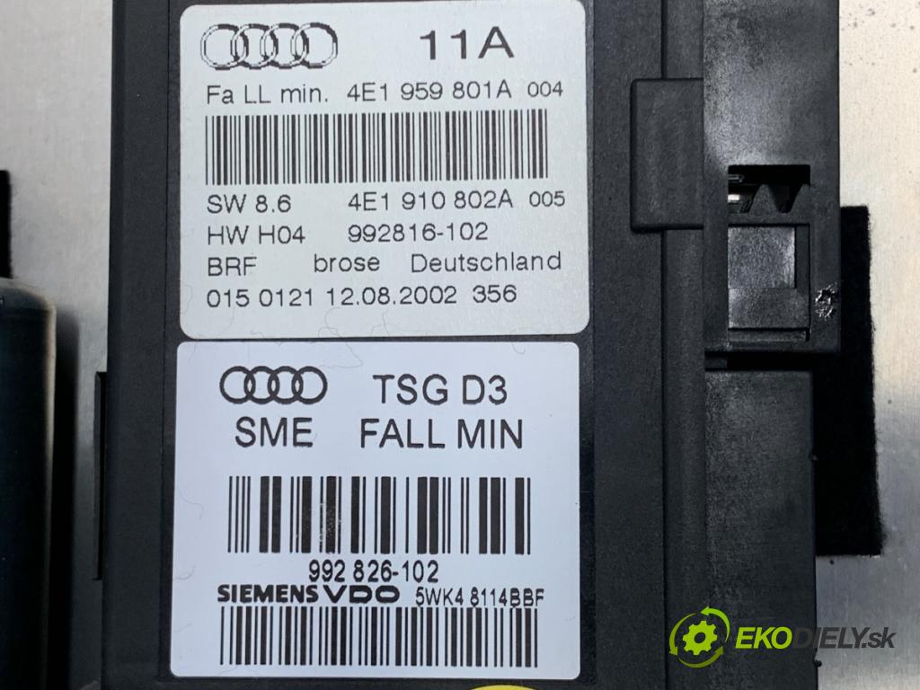 AUDI A8 D3 sedan 2002 246 kW 4.2 quattro 4172 Mechanizmus okna ľavy predný 4E1959801A