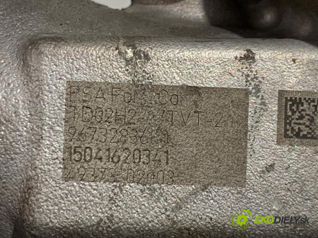 CITROEN BERLINGO II Nadwozie pełne/minivan 2015 66 kW 1.6 HDi 90 16V 1560 Turbodúchadlo,turbo 9673283680 (Turbodúchadlo (kompletné))