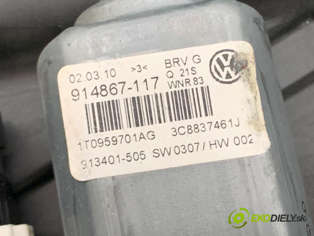 VW PASSAT CC B6 coupe 2010 147 kW 2.0 TFSI 1984 Mechanizmus okna ľavy predný 3C8837461J