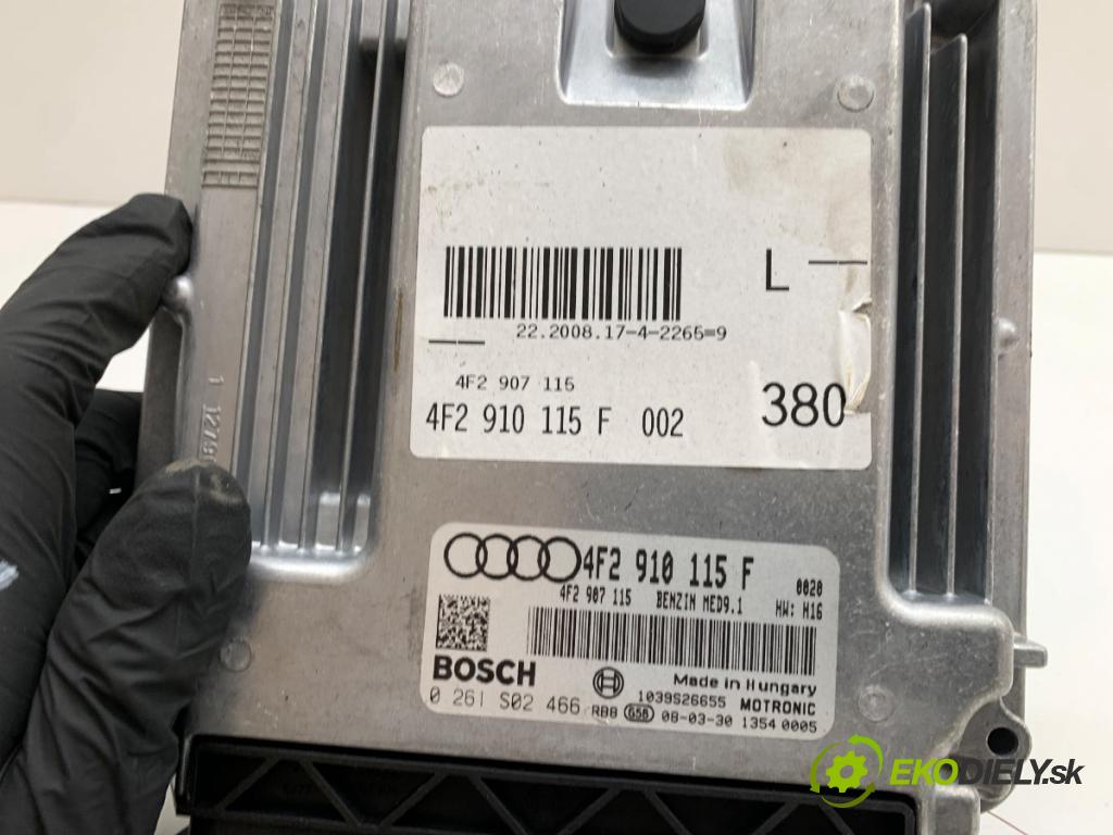 AUDI A6 C6 sedan 2008 125 kW 2.0 TFSI 1984 řídící jednotka motora 4F2910115F (Řídicí jednotka)