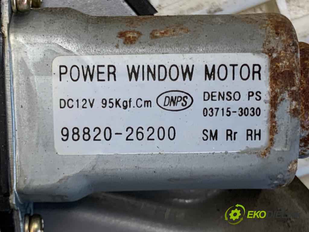 HYUNDAI SANTE FE I SUV 2002 83 kW 2.0 CRDi 4x4 1991 Mechanizmus okna pravy zad 83480-26010