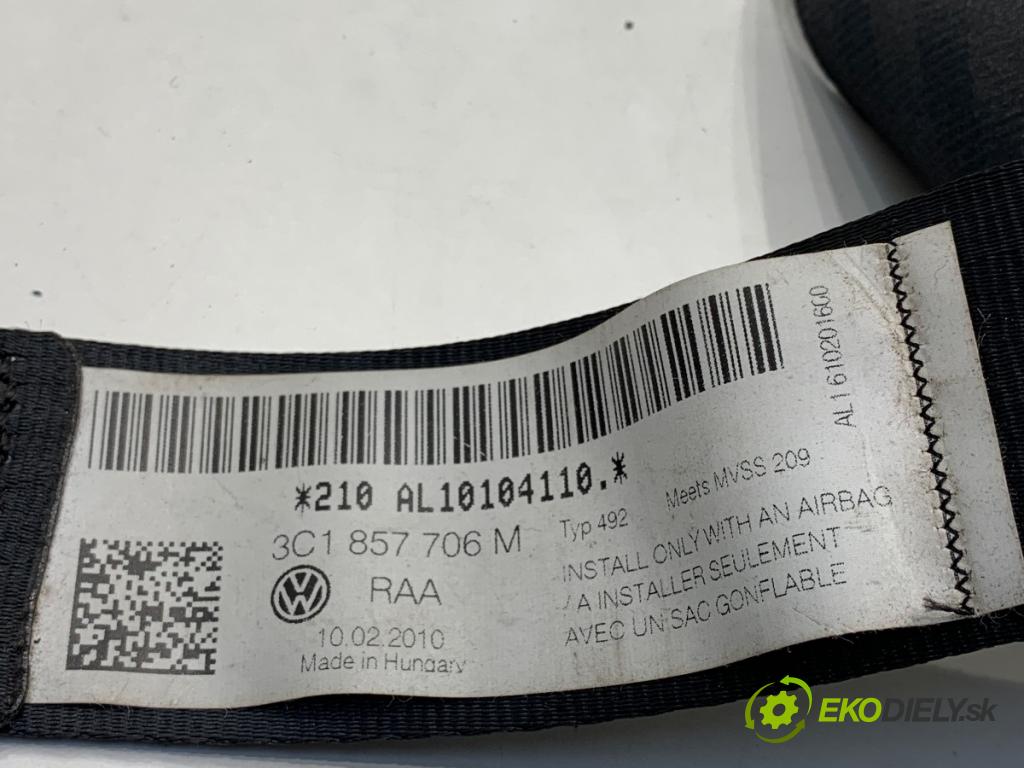 VW PASSAT CC B6 coupe 2010 147 kW 2.0 TFSI 1984 Držiak BEZPEČNOSŤ pravy predný 3C1857706M