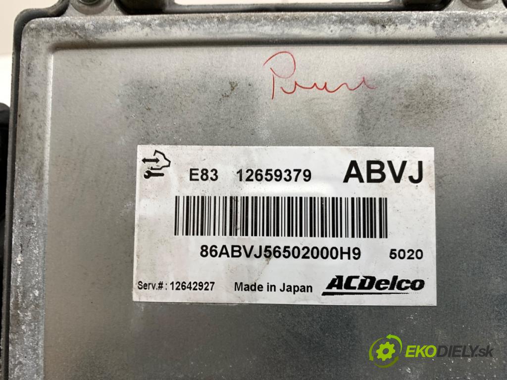 OPEL ASTRA J liftback 2015 74 kW 1.4 (68) 1398 riadiaca jednotka Motor 12659379 (Riadiaca jednotka)