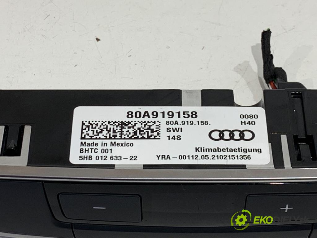 AUDI Q5 FY SUV 2021 195 kW 45 TFSI Mild Hybrid quattro 1984 Panel ovládaní topení zadní část 80A919158