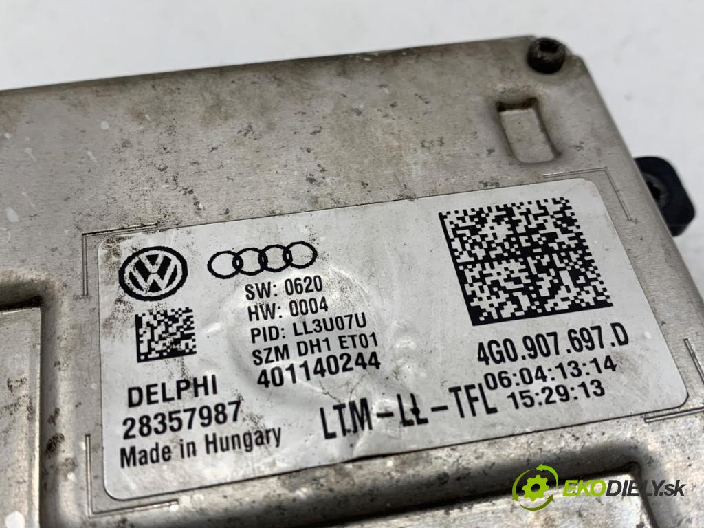 AUDI A6 C7 Kombi 2013 130 kW 2.0 TDI 1968 Menič XENON 4G0907697D (Riadiaca jednotka xenónu)