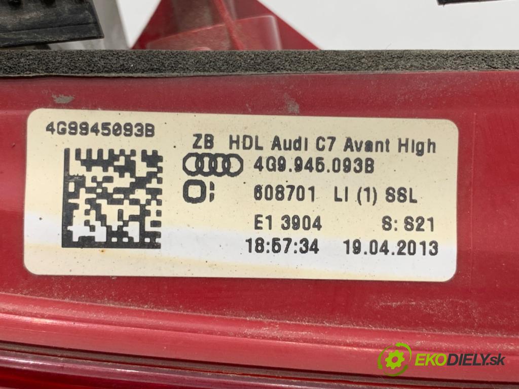 AUDI A6 C7 Kombi 2013 130 kW 2.0 TDI 1968 Svetlo ľavy zad vnútorná 4G9945093B