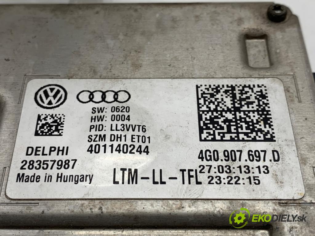 AUDI A6 C7 Kombi 2013 130 kW 2.0 TDI 1968 Menič XENON 4G0907697D (Riadiaca jednotka xenónu)