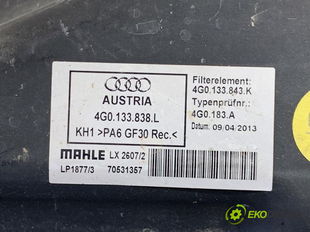 AUDI A6 C7 Kombi 2013 130 kW 2.0 TDI 1968 obal filtra vzduchu 4G0133838L (Kryt vzduchového filtru)