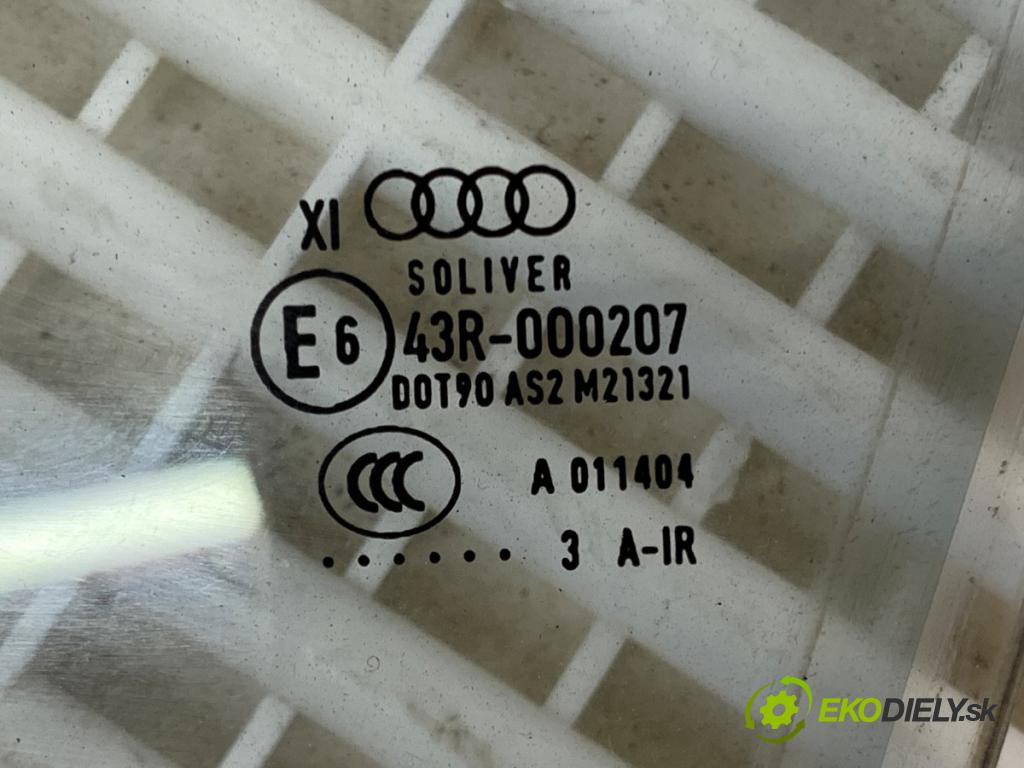 AUDI A6 C7 Kombi 2013 130 kW 2.0 TDI 1968 okno levý přední část DVOJNÁSOBEK