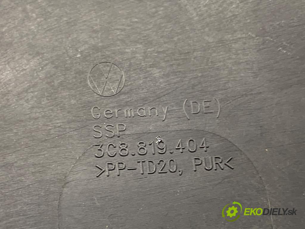 VW PASSAT CC B6 coupe 2010 147 kW 2.0 TFSI 1984 Torpédo, plast pod čelné okno 3C8819404 (Torpédo (plast pod čelným sklom))