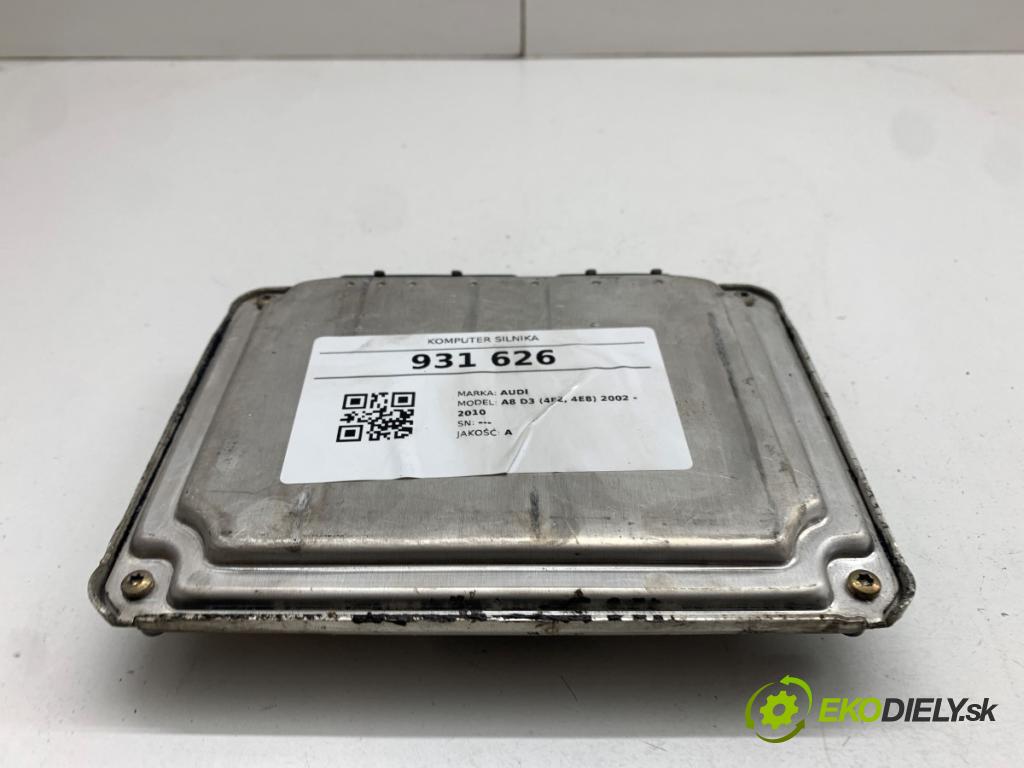 AUDI A8 D3 sedan 2002 246 kW 4.2 quattro 4172 řídící jednotka motora 4E0910560 (Řídicí jednotka)