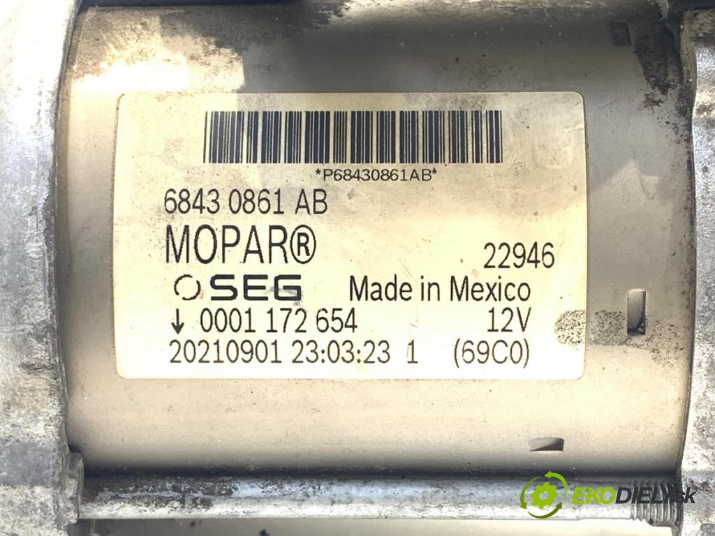 JEEP GRAND CHEROKEE WL SUV 2021 210 kW 3.6 4WD 3604 startér 68430861AB (Startér)