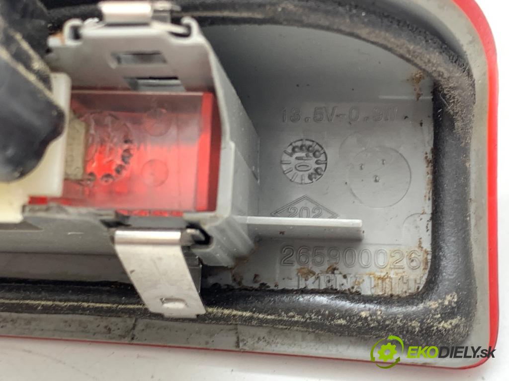 RENAULT GRAND SCENIC III nadwozie wielkoprzestrzenne (MPV) 2010 103 kW 2.0 16V (JZ0G) 1997 světlo brzdových světel 265900026R