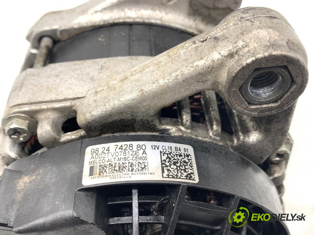 TOYOTA PROACE Nadwozie pełne/minivan 2024 75 kW 1.5 D-4D 100 (BPZMD) 1499 Alternátor 9824742880 (Alternátor)