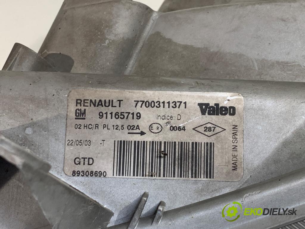 RENAULT TRAFIC II Autobus 2002 60 kW 1.9 dCI 80 (JL0B) 1870 světlomet levý přední část 7700311371