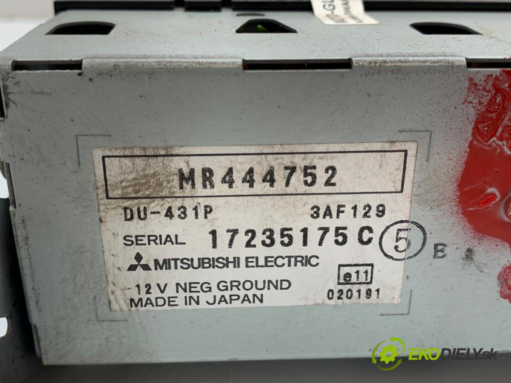 MITSUBISHI PAJERO PININ I samochód terenowy zamknięty 2001 95 kW 2.0 GDI (H67W, H77W) 1999 Displej MR444752 (Přístrojová deska)