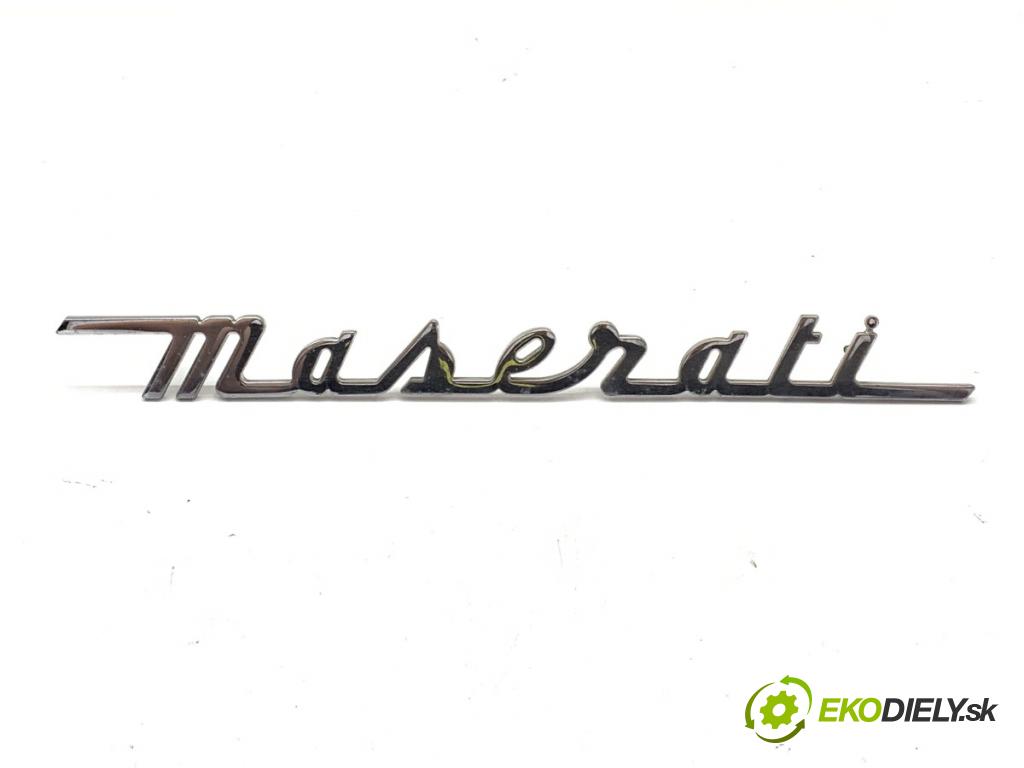 MASERATI 3200 GT coupe 2000 271 kW 3.2 Biturbo V8 32V 3217 Znak zad 