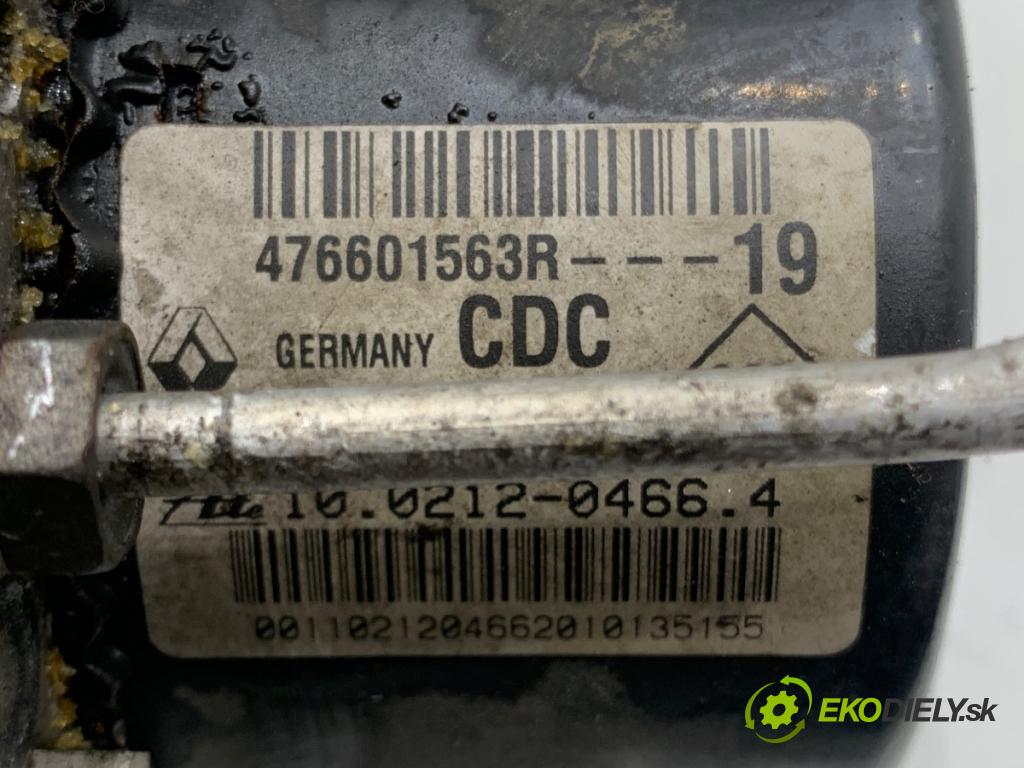 RENAULT GRAND SCENIC III nadwozie wielkoprzestrzenne (MPV) 2010 103 kW 2.0 16V (JZ0G) 1997 Pumpa ABS 476601563R (Pumpa ABS)