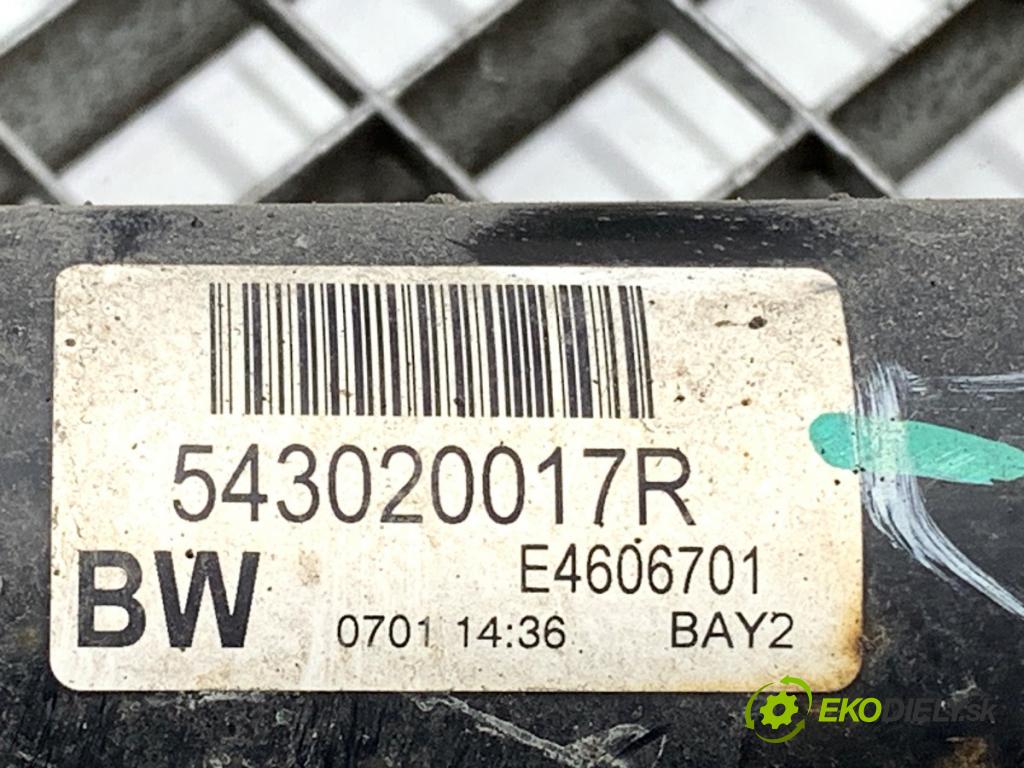RENAULT GRAND SCENIC III nadwozie wielkoprzestrzenne (MPV) 2010 103 kW 2.0 16V (JZ0G) 1997 tlumič pravý přední část 543020017R