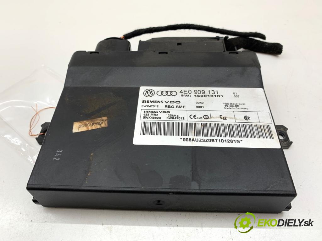 AUDI A8 D3 sedan 2002 246 kW 4.2 quattro 4172 Modul KESSY 4E0909131