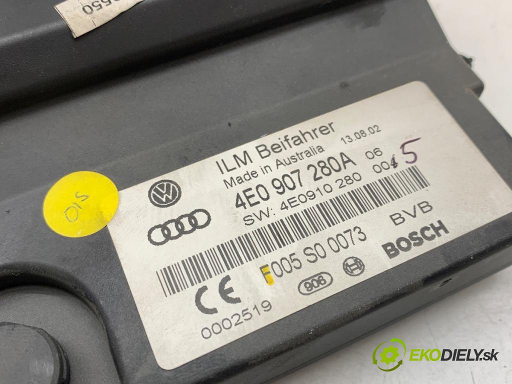 AUDI A8 D3 sedan 2002 246 kW 4.2 quattro 4172 modul NAPĚTÍ: 4E0907280A