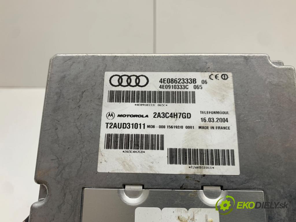 AUDI A8 D3 sedan 2002 246 kW 4.2 quattro 4172 Modul telefónu 4E0862333B (Riadiaca jednotka ostatné)