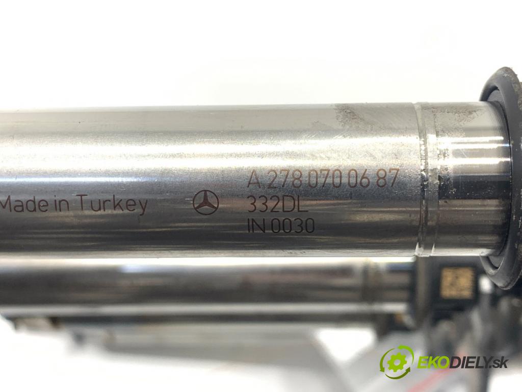 MERCEDES-BENZ W176 liftback 2013 90 kW A 180 (176.042) 1595 Lišta vstrekovacia INJEKCIA: A2700701595