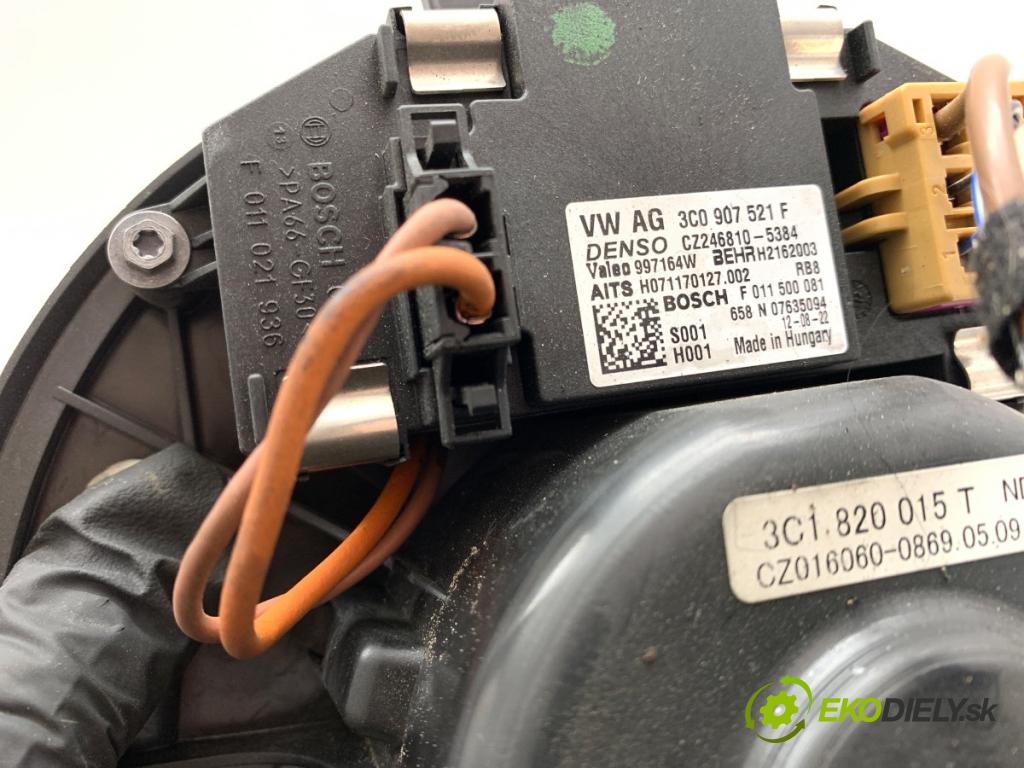 SKODA YETI SUV 2012 90 kW 1.4 TSI 1390 ventilátor kúrenia 3C0907521F