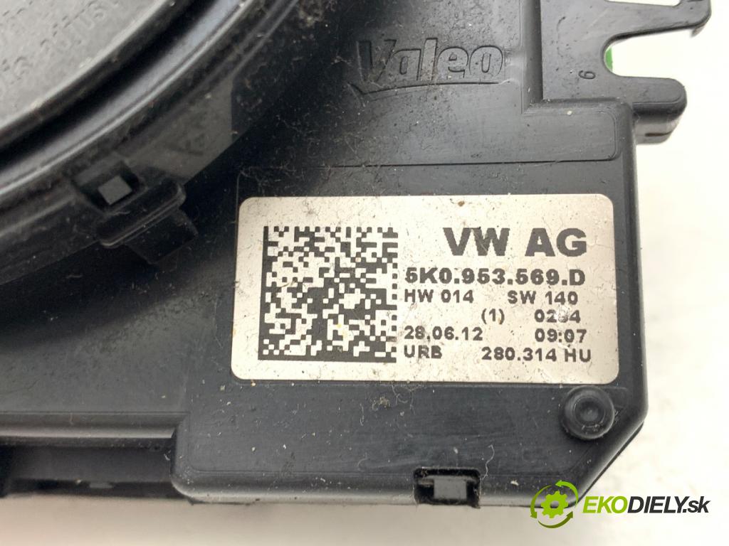 SKODA YETI SUV 2012 90 kW 1.4 TSI 1390 kroužek slimák airbag 5K0953569D (Airbag)