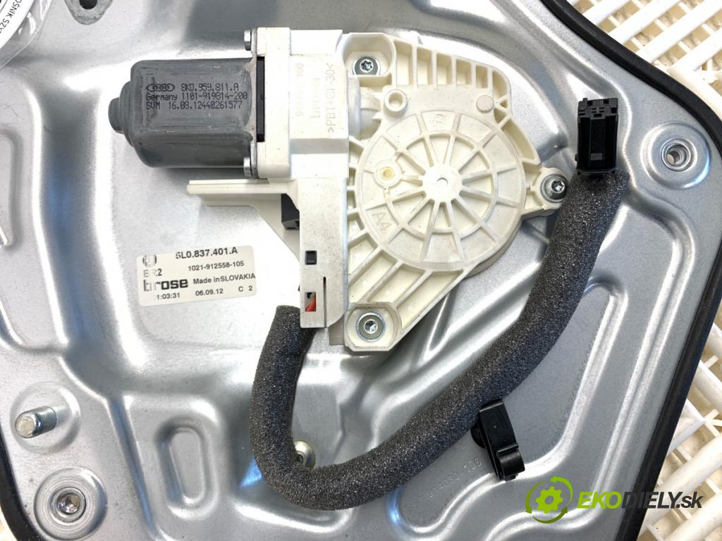 SKODA YETI SUV 2012 90 kW 1.4 TSI 1390 Mechanizmus okna ľavy predný 5L0837401A
