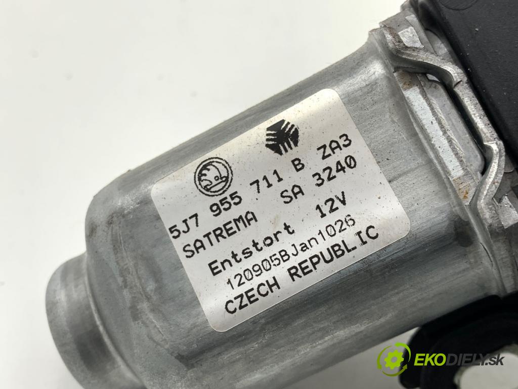 SKODA YETI SUV 2012 90 kW 1.4 TSI 1390 motor stěračů zadní část 5J7955711B