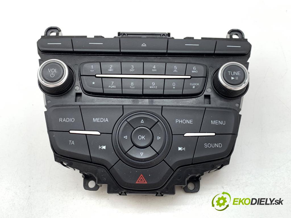 FORD FOCUS III Kombi 2016 88 kW 1.5 TDCi 1499 Panel ovládaní radia F1ET18K811BD (Páčky pod volantem)