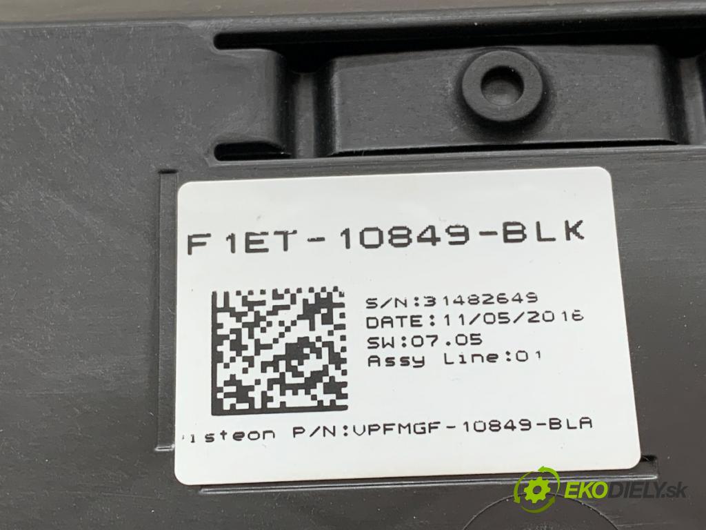 FORD FOCUS III Kombi 2016 88 kW 1.5 TDCi 1499 Prístrojovka F1ET-10849-BLK (Prístrojová doska)